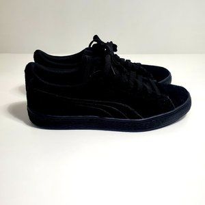 Puma Classic Black Suede Youth Size 6.5
